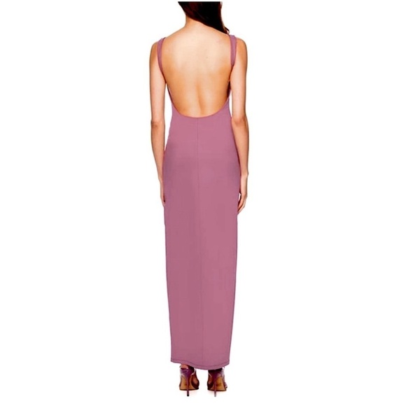 SUSANA MONACO Low Back Tank Maxi Dress Grape Jam Purple - Picture 3 of 11